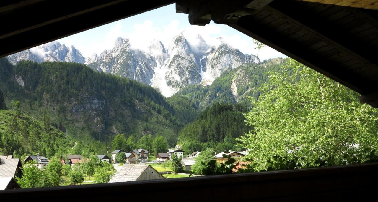 Ferienwohnung Kunterbunt โกเซา ภายนอก รูปภาพ